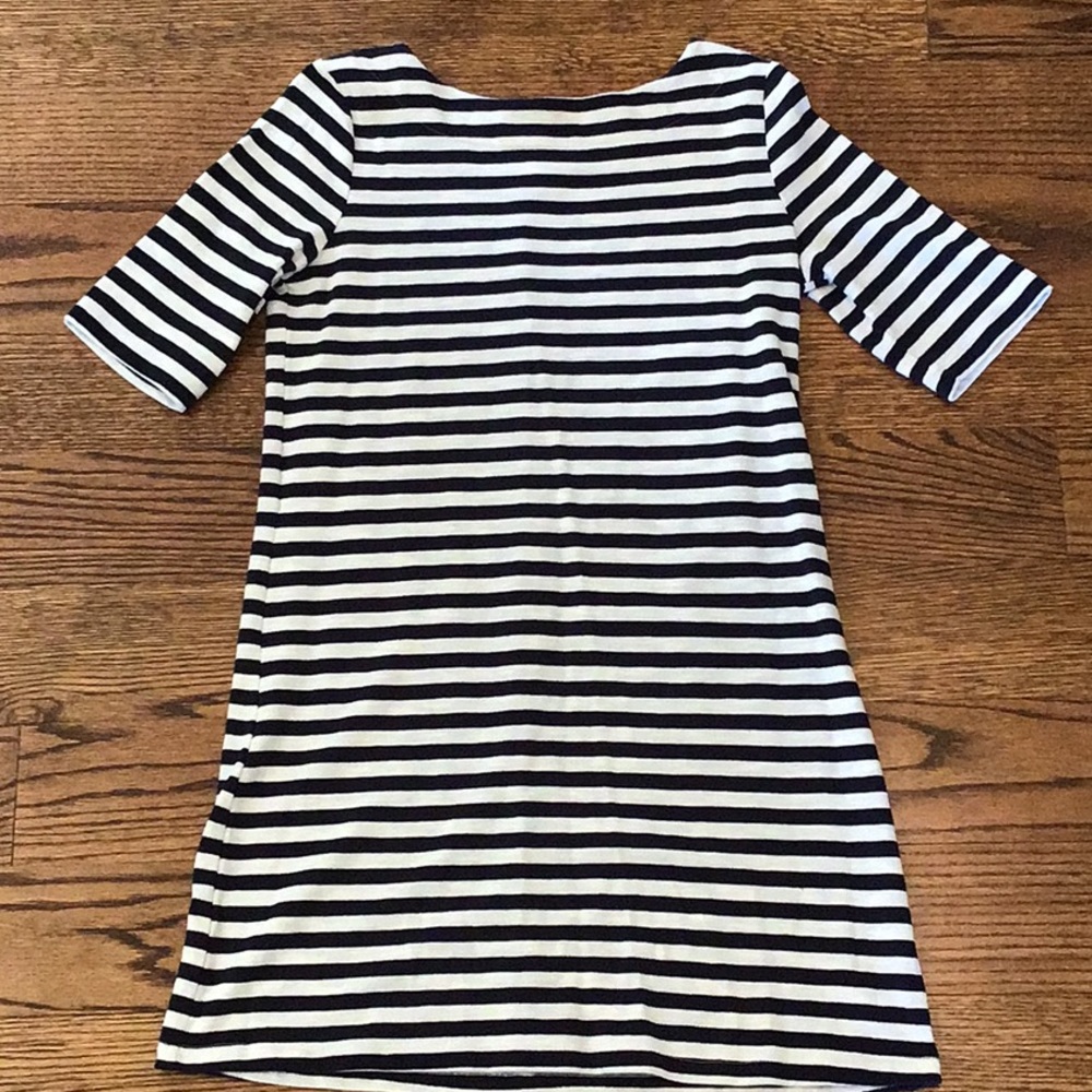 Striped knit dress